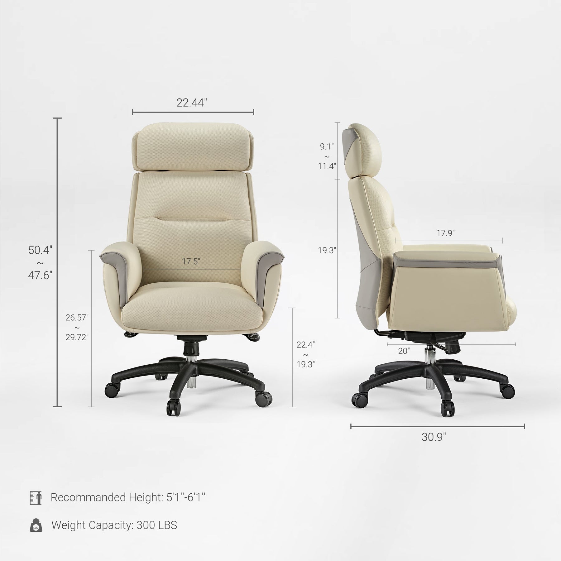 Royal, Microfiber Leather Executive Office Chair