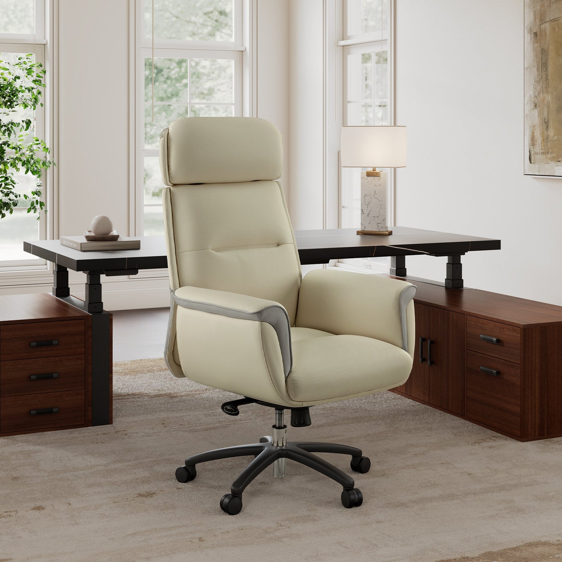 Royal, Microfiber Leather Executive Office Chair