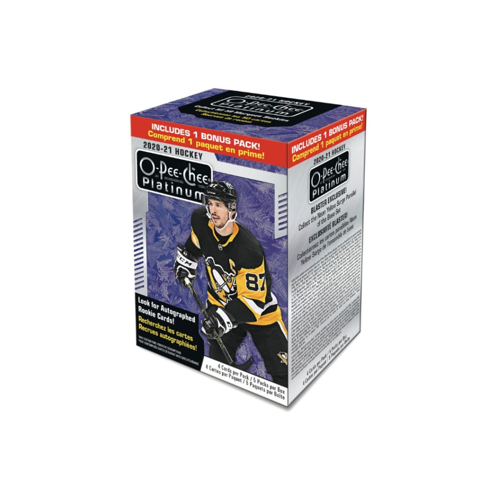 2020-2021 Upper Deck O-Pee-Chee Platinum NHL Hockey Blaster Box