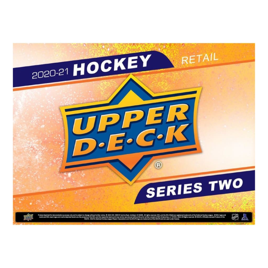 2020-21 Upper Deck Series 2 Hockey Fat Pack 18-Pack Box