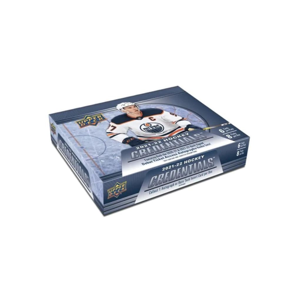 2021-22 Upper Deck Credentials Hockey Hobby Box