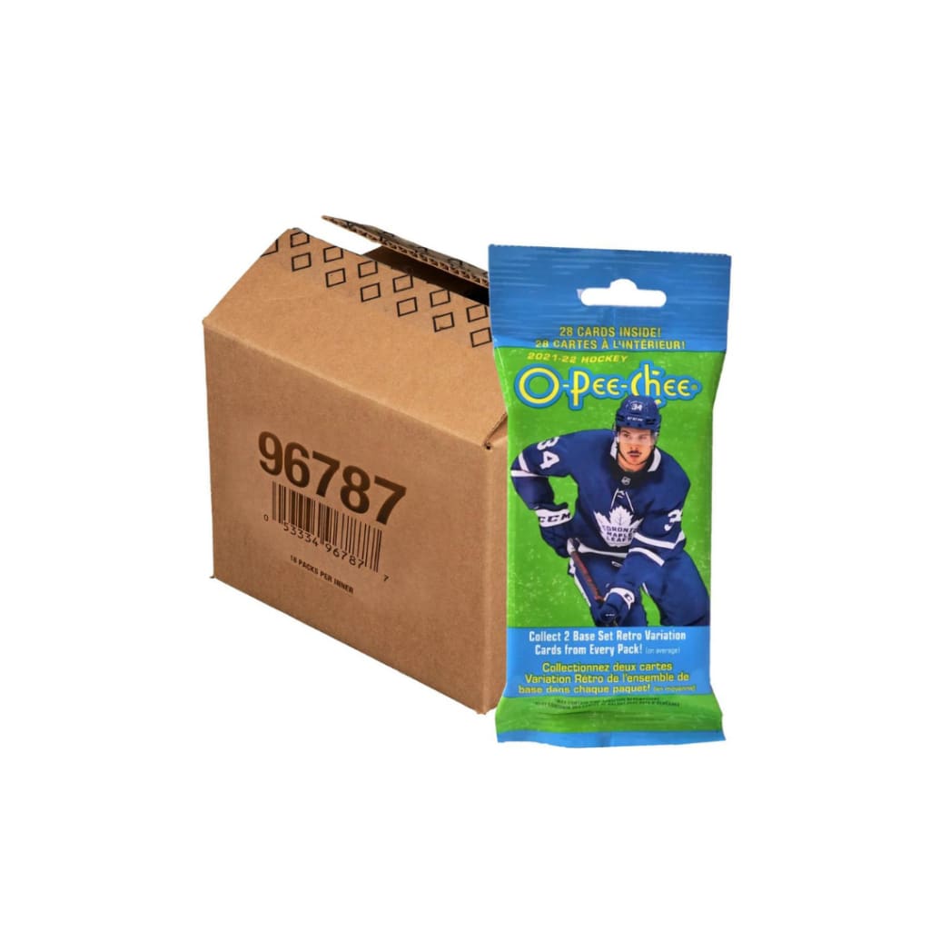2021-22 UPPER DECK O-PEE-CHEE HOCKEY FAT PACK BOX