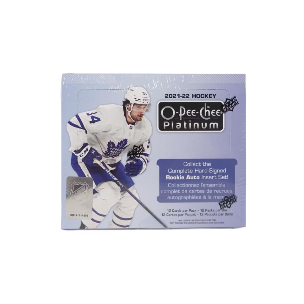 2021-22 Upper Deck O-Pee-Chee Platinum Hockey Hobby Box