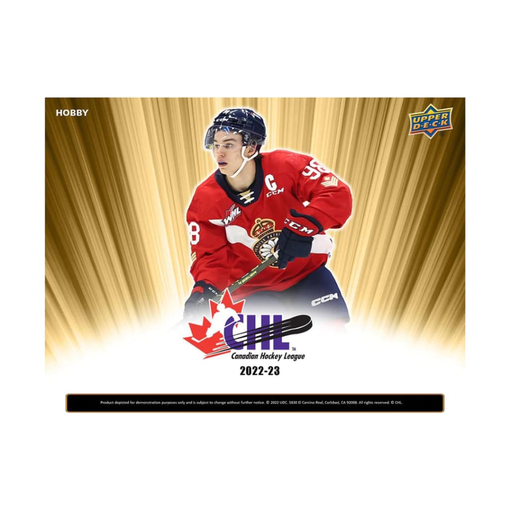 2022-23 Upper Deck CHL Hockey Hobby Box