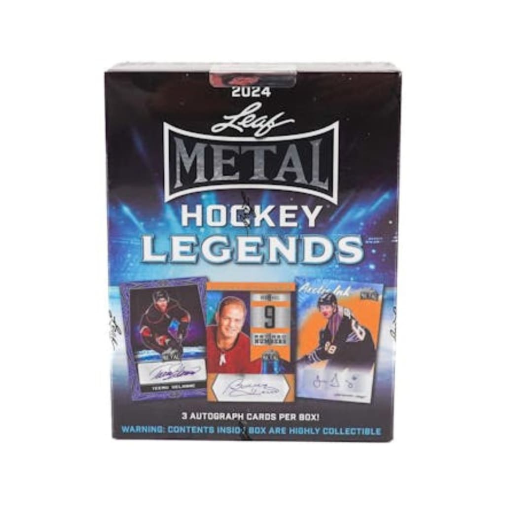 2023-24 Leaf Metal Hockey Legends Hobby Box