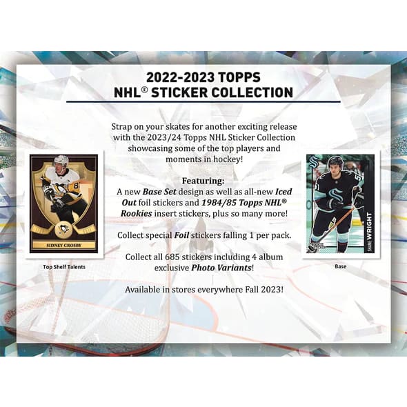 2023-24 Topps NHL Hockey Sticker Album