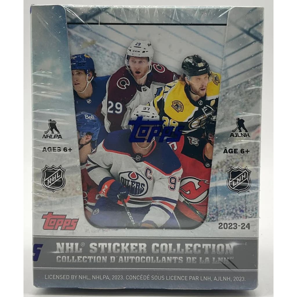 2023-24 Topps NHL Hockey Sticker Box