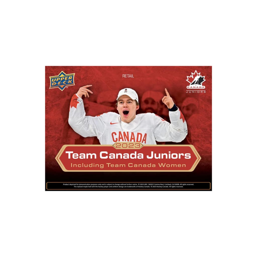 2023 Upper Deck Team Canada World Juniors Hockey Blaster Box