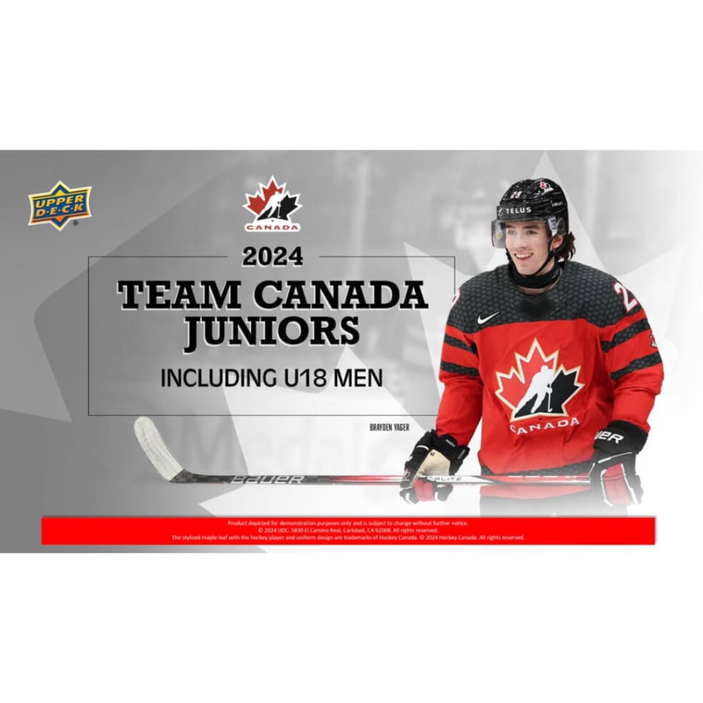 2024 Upper Deck Team Canada Juniors Hockey Blaster Box