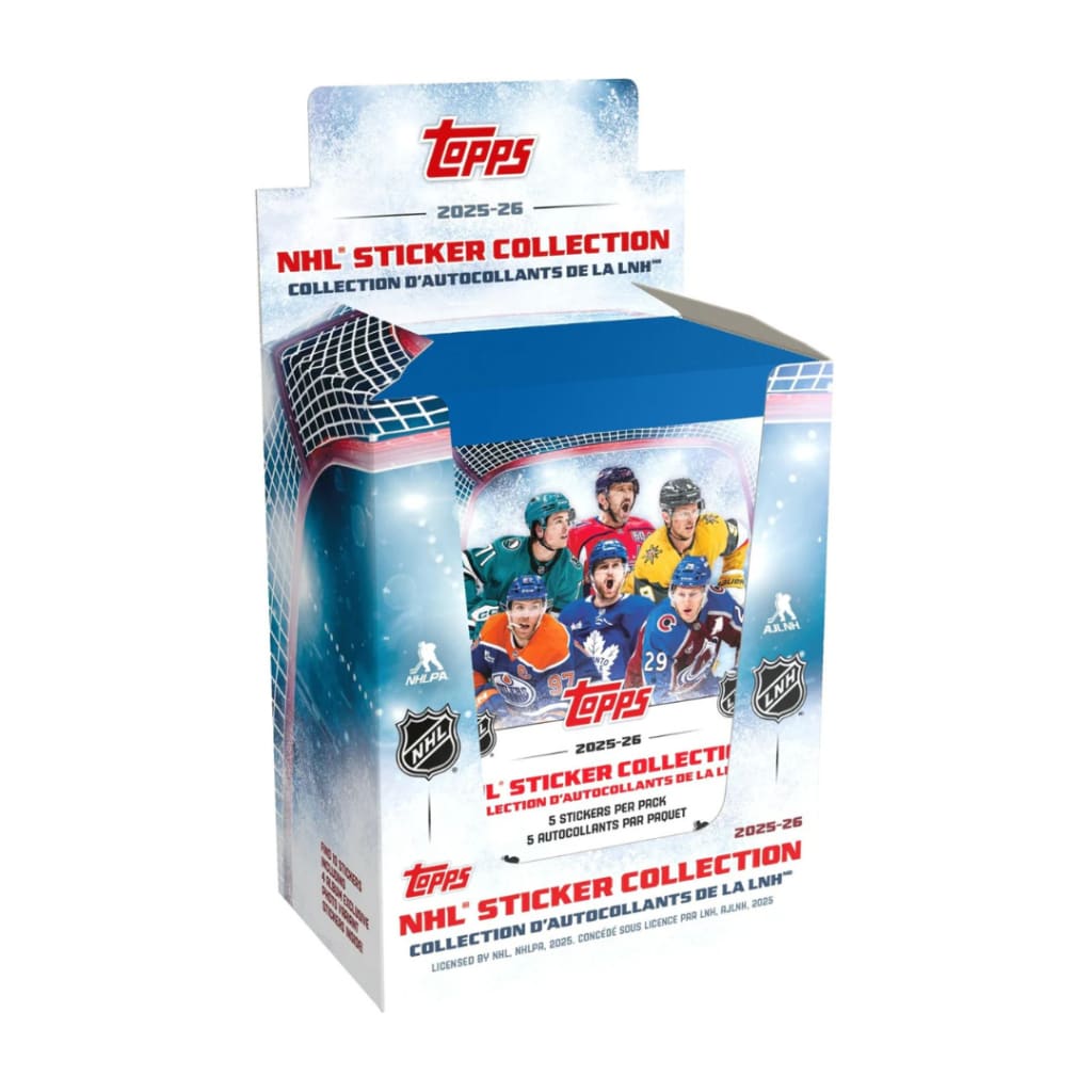 2025-26 Topps NHL Hockey Sticker Box