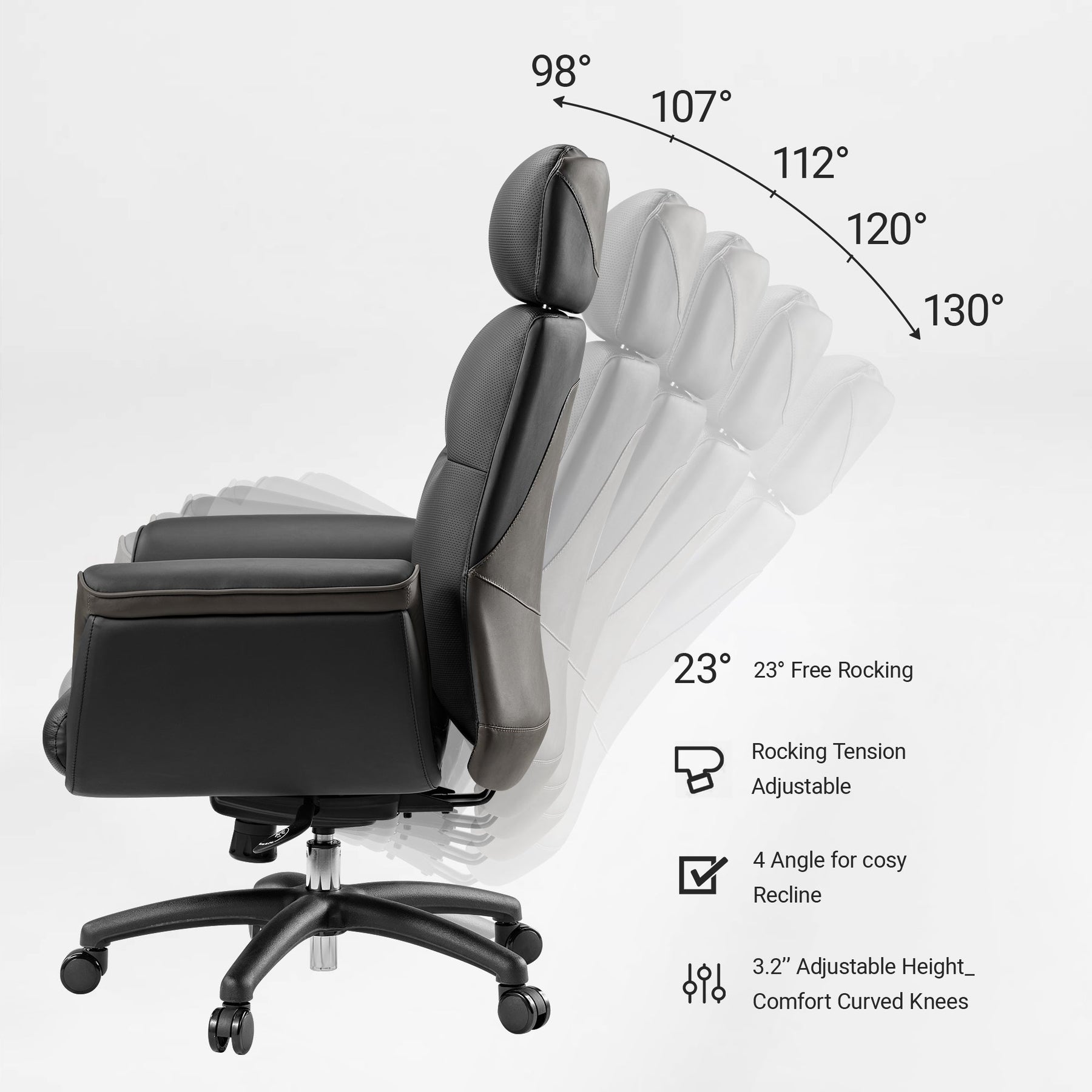 Royal, Microfiber Leather Executive Office Chair