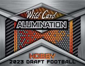2023 Wild Card Alumination Draft Football Hobby Box