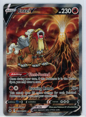 Entei V Pokémon Crown Zenith Ultra Rare #GG36/GG70
