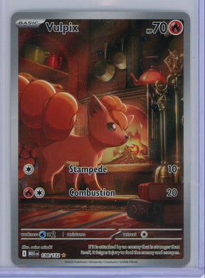 Vulpix Pokémon Mega Evolution Illustration Rare #138/132