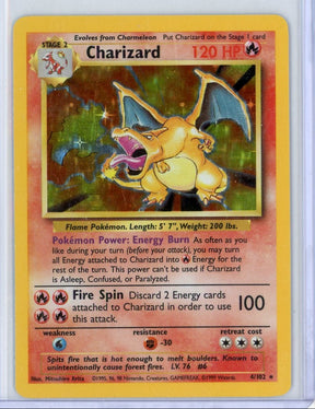 Charizard Pokémon Base Set Holo #4/102
