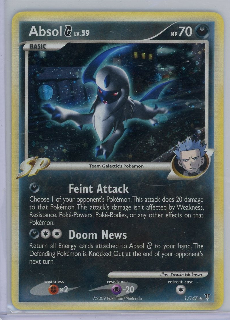 Absol Lv. 59 2009 Pokémon Supreme Victors holo #1/147