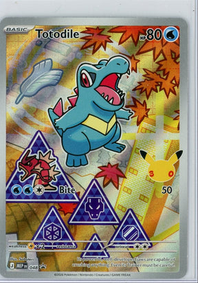 Totodile Pokémon Mega Evolution First Partner Black Star Promo #048