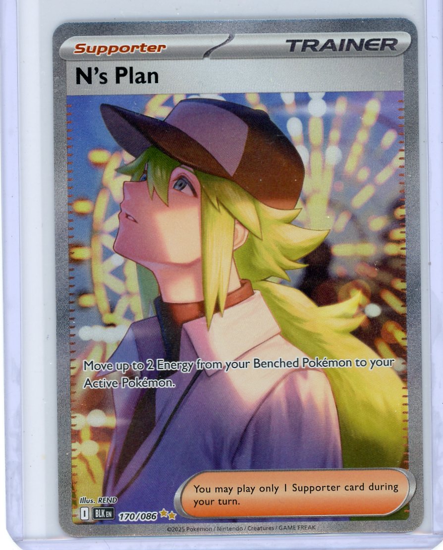 N's Plan Pokémon Black Bolt Special Illustration Rare #170/086