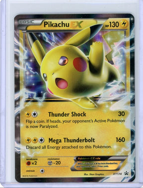 Pikachu EX 2016 Pokemon Black Star Promo #XY174