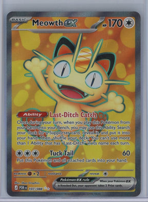 Meowth ex Pokemon Perfect Order Full Art #107/088