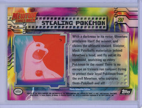 Stealing Pokémon Topps Mewtwo Strikes Back Foil #27