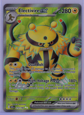 Electivire ex Pokémon Destined Rivals Ultra Rare #212/182
