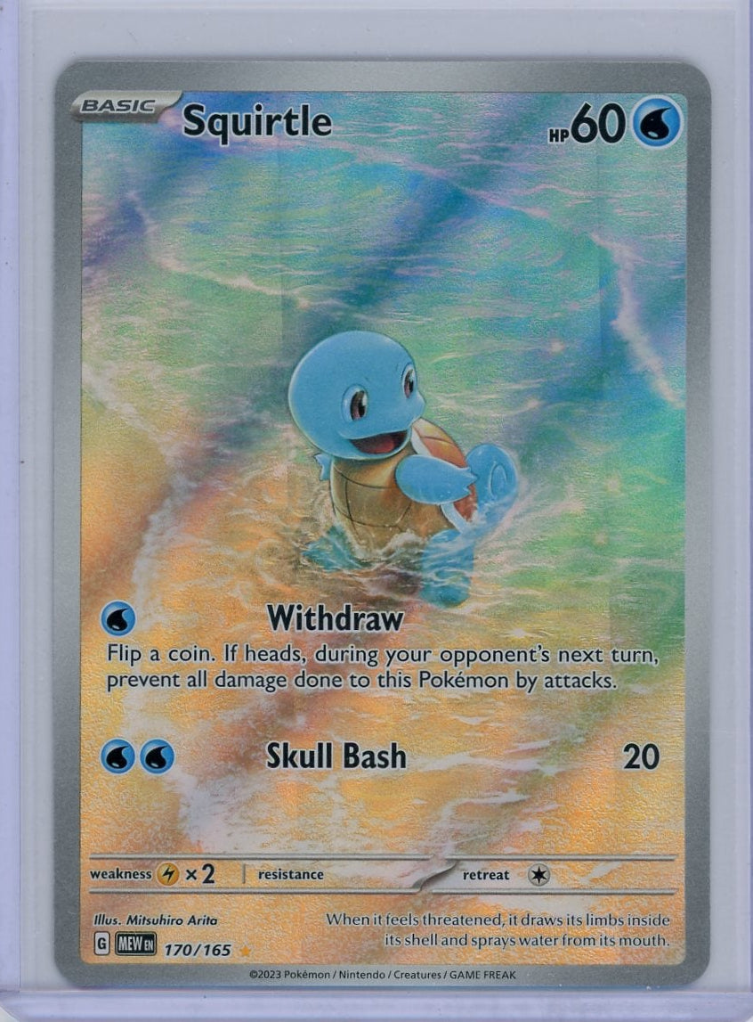 Squirtle Pokémon 151 Illustration Rare #170/165