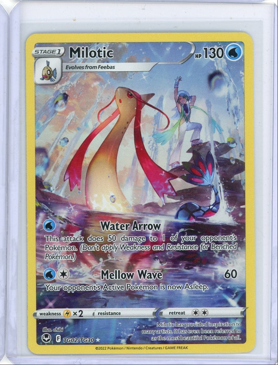 Milotic Pokémon Silver Tempest Trainer Gallery Ultra Rare #TG02/TG30